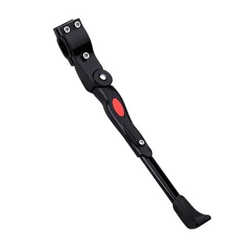 Rear Adjustable Kickstand for Mountain Bicycle Road Bike Parking Support Leg - Black
