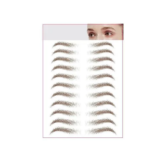 3D Waterproof Eyebrow Tattoo Sticker Hair-Like Natural Brows for Sparse Eyebrows - JY10