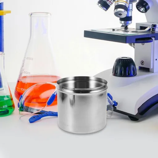 Stainless Steel Airtight Jar for Cream, Cotton Storage Container with Leakproof Seal