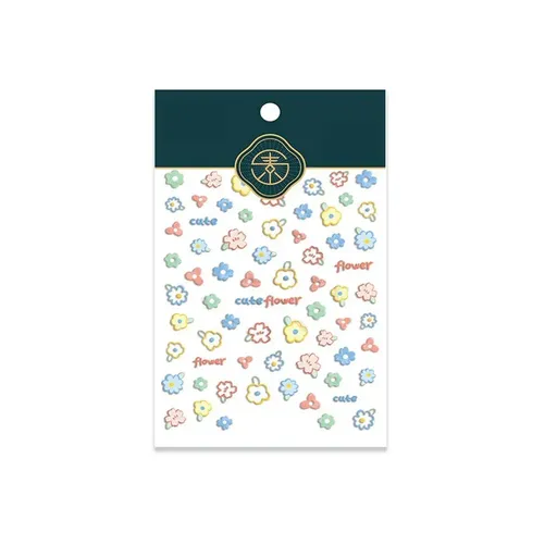 Chinese Style Floral Nail Stickers Gel Nail Stickers for DIY Nail Art - 1252