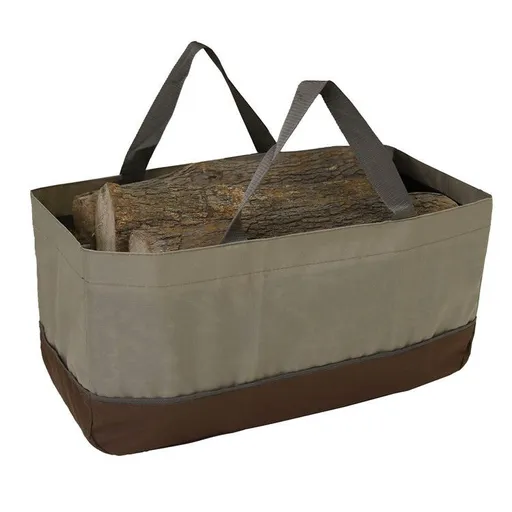 Carrier Bag, Large Portable Firewood Holder Carrier Tote Bag Indoor Fireplace Firewood Totes Bag Durable Outdoor