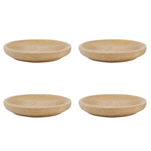 Set of 4 Small Khaki Dipp wls Sauce Dishes for Everyday Use and Serv Condiments