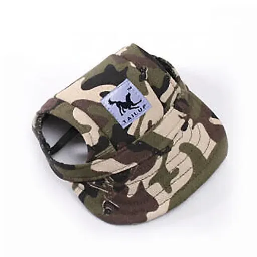 Dog Baseball Cap Sun Hat S Camouflage