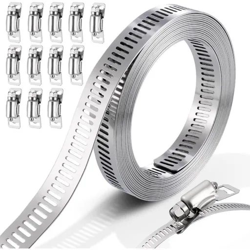 Hose Clamps, 304 Stainless Steel Hose Clamps, Adjustable Hose Clamps, Stainless Steel Hose Clamps