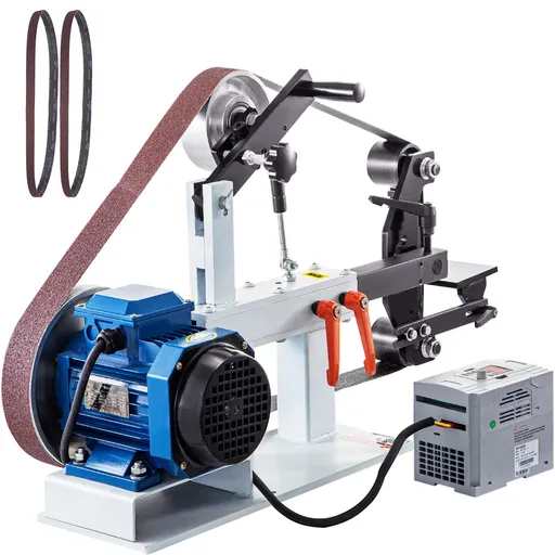 Belt Grinder Sander 2" x 82" Complete Chassis with 2HP Motor & VFD Combo