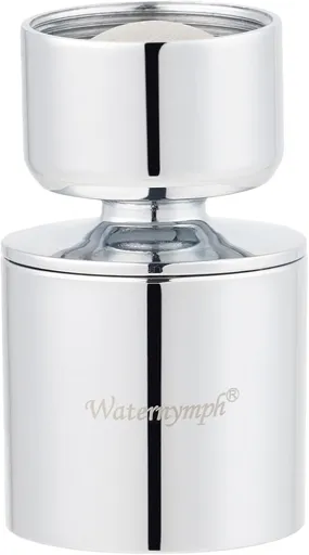 Dual-function 2-Flow Faucet Aerator, Water Saving Swivel Aerator with 2 Sprayer - Faucet Parts Replacement - 55/64 Inch-27UNS Female Thread - Chrome