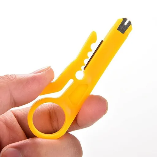 Mini Wire Stripper 1 Pack Network Wire Stripper Punch Down Cutter for Network Wire Cable, RJ45/Cat5/CAT-6 Data Cable
