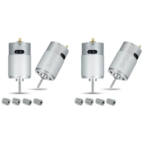 24V 40000RPM Electric Motor 4Pc,High Speed Motor RS555 Kids Ride on Toys Car Motors Kids Ride on Car Accessories