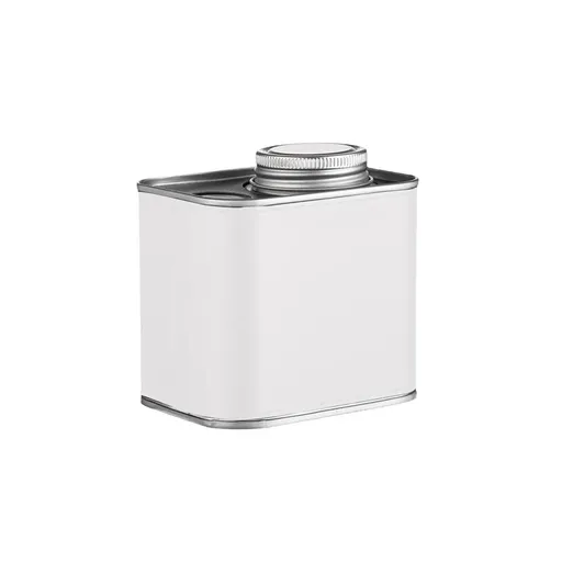 Airtight Coffee Canister Storage Jar Pour Valve Leather 9.6 x 7 x 9.3cm - White