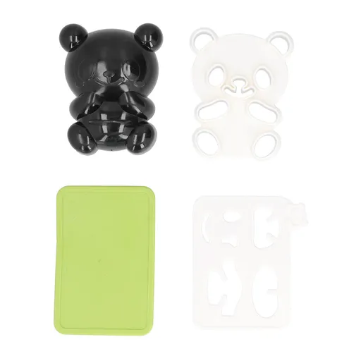 Panda Rice Ball Mold Food Grade Silicone Cute DIY Cookies Onigiri Mold for Kitchen Restaurants