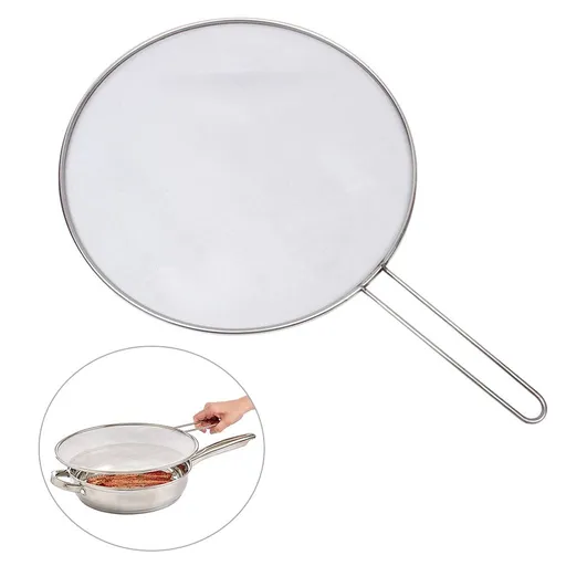 Kitchen Splatter Screen Stainless Steel Splatter Guard Fine Mesh Screen
