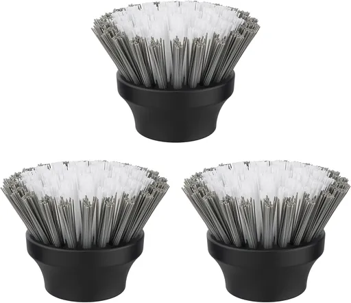Electric Spin Scrubber Flat Brush Refills, 3 Pack