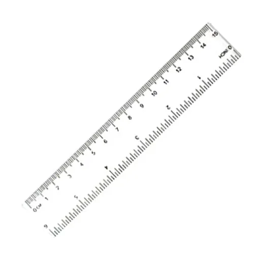 Back to College Centimeter Inch Scale Ruler. Plastic Ruler Small Ruler for Measuring Suitable for Schools and Suitable for Artists Designers and Students Etc White One Size AA