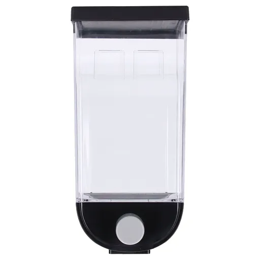 Square Dry Food Dispenser Wall Mounted Grain Storage Container Laundry Bead Cereal Dispenser for Kitchen1.5L