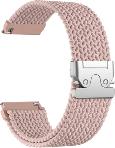 18mm Braided Band Compatible with Garmin Venu 3S/2S,Vivoactive 4S Watch Bands, Parachute Buckle Nylon Elastic Sport Strap for Garmin Venu 3S/2S,Vivoactive 4S Women Men