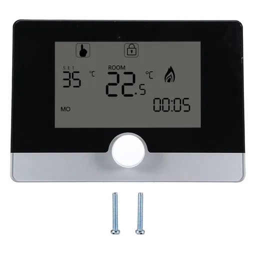 Programmable Thermostat Temperature Controller for Wall hung Boiler Heating System White