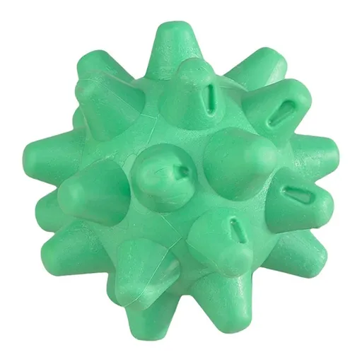 Spiky Massage Ball TPE Fascia Ball Portable Foot Back Body Massager 7.5cm - Green