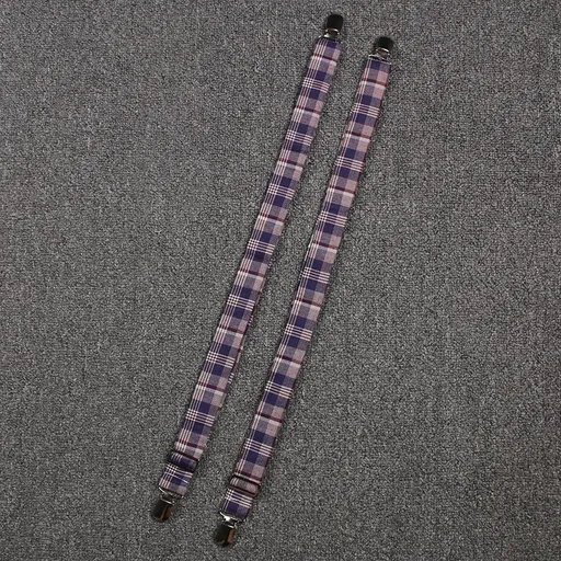 JK Single Strap Polyester Adjustable Pink White Check Sapphire blue red lattice single strap