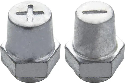 5/16"-18 Thread Female Lead Battery Terminal Post Adapter Battery Terminal Charging Posts for 5/16"-18 Stud Extension, Pack of 2