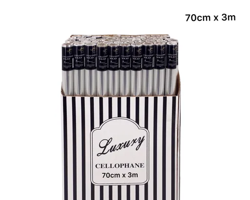bulk 50 Cellophane 70cmx3m on 38mm Core