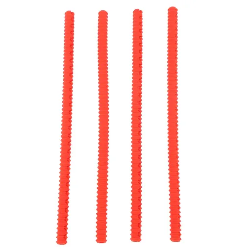 4PCS Oven Rack Protector Heat Resistant Silicone Edge Liner Cover Oven Accessories for Kitchen Restaurant Red