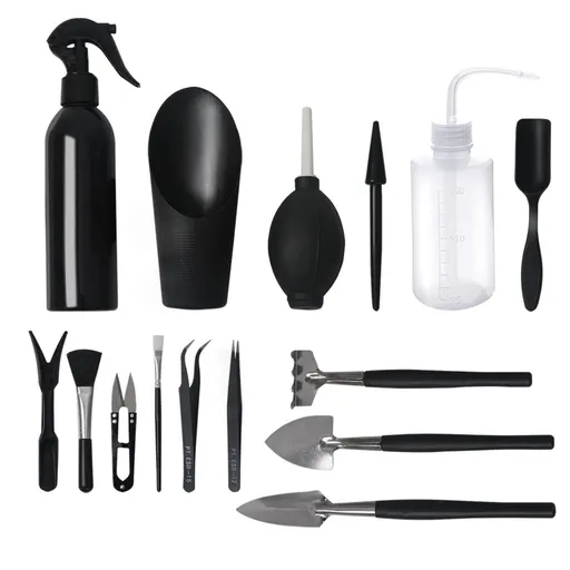 15 Pieces Succulent Plants Tools,Mini Garden Hand Transplanting Succulent Tools Miniature Planting,Set for Indoor Miniature