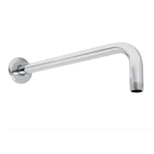 Shower Arm Pipe 50m Total Length 20mm Diameter Round Stainless Steel Chrome Plated Rust Resistance Shower Head Arm