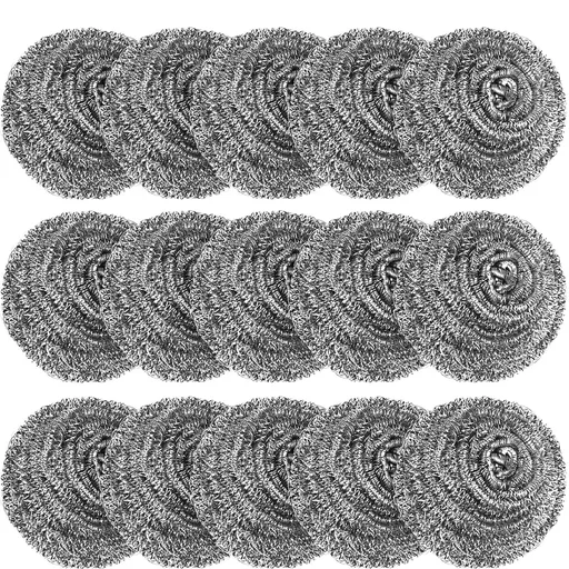 20 Pack Stainless Steel Scourers Metal Wire Cleaning Balls Heavy Duty Rust Resistant Non Scratch Pot Pan Cleaner Kitchen Washing Gadget
