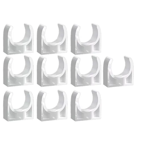 10Pcs Pipe Clamps Tube Card Buckle O Shape Pipe Clamps Water Pipe Tight Clip Support Holder Pipe Push Snaps Clip Hangers