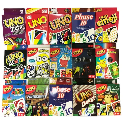 Classic UNO Playing Cards – Assorted – Family Fun for All Ages! - SUPER MARIO