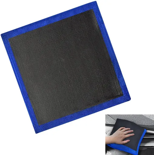 Car clay cloth - Car wash towel - Car cleaning towel - Clay bar - Clay towel - Clay bar towel - Car cleaning - detailing cloth - perforated polishing cloth - cleaning cloth - for car detailing, car cleaning, disinfection - 30*30 cm - blue