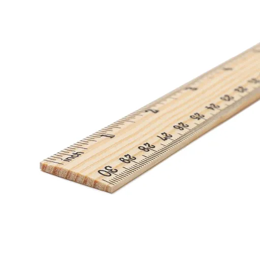 Wooden Rulers Bulk, Wood Ruler 12inch/30cm Measuring Rulers Scale for Kids Students Office School Supplies Classroom