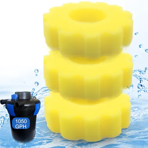 Sponge Filter Media Pad For Vivohome 1050 GPH Grech Pond Bio Pressure Filter Foam Koi Fish, Sponge for Vivogrow 1050 GPH Pressurized Biological Pond, Replacement for TRUPOW Pond Filter Kit