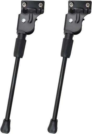 26 Inch Adjustable Aluminium Rear Bike Stands 2 Pack Black