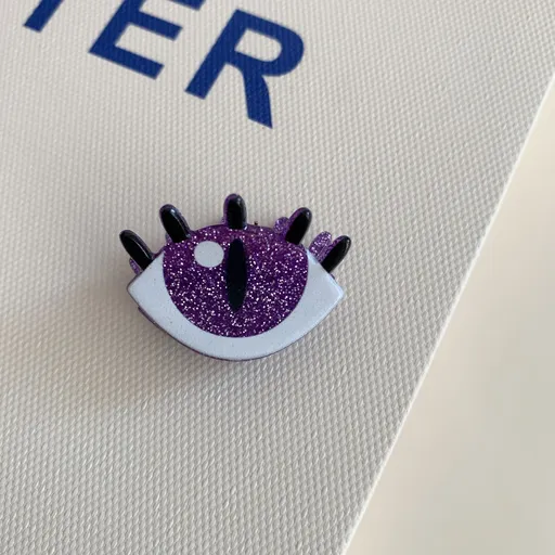 Long Lash Glasses Design Hair Clips, Unique Festival Hairwear for Halloween & Christmas Dress Ups