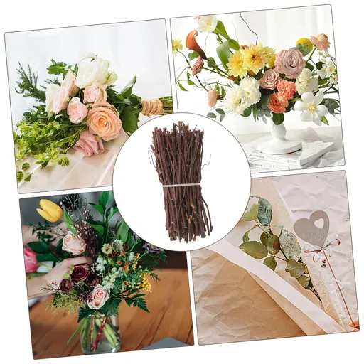 1 Set Twig Wood Tree Bark Rustic Forest Decor Popsicle Sticks Decorative Wood Stick Natural Log Sticks Wood Log Sticks Log 10cm