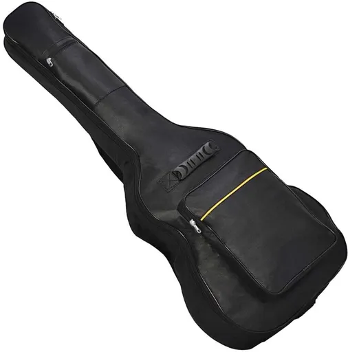 Classic guitar case - Acoustic guitar case - Backpack with exterior pocket and handles - Guitar backpack - Guitar case - Padded - Waterproof - For electric guitars - Black