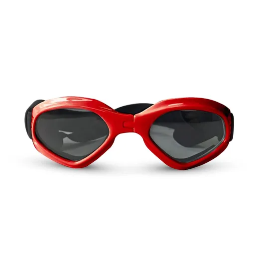 Small Dog Goggles Sun' UV Protection Puppy Goggles Windproof Small Pet Sunglasses for Eyes Protection (Red)