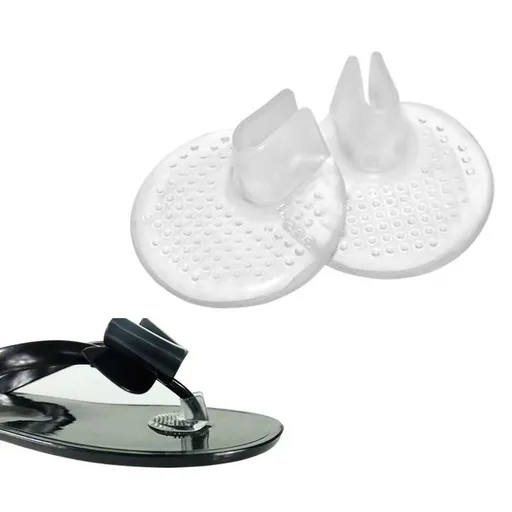 2 Pairs Silicone Sandal Toe Guards Cushions Non Slip Toe Protectors Self Adhesive Toe Pad Gel Sandal Shoe Toe