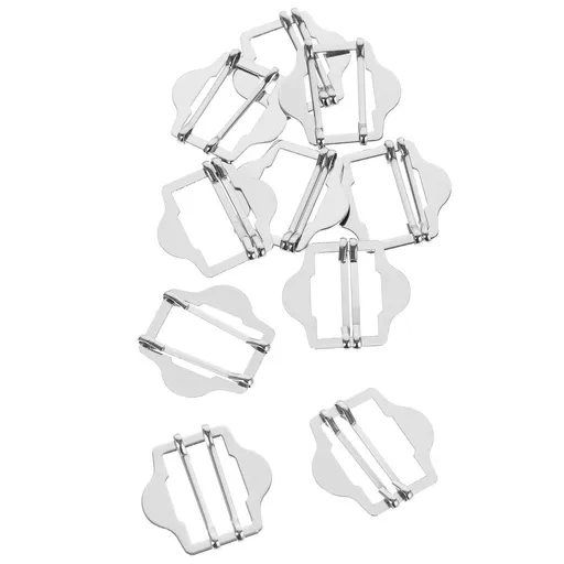 10- Adjustable Plated Brass Buttons for Suit, Vest, Waist Belt, Clothes Closure Accessories
