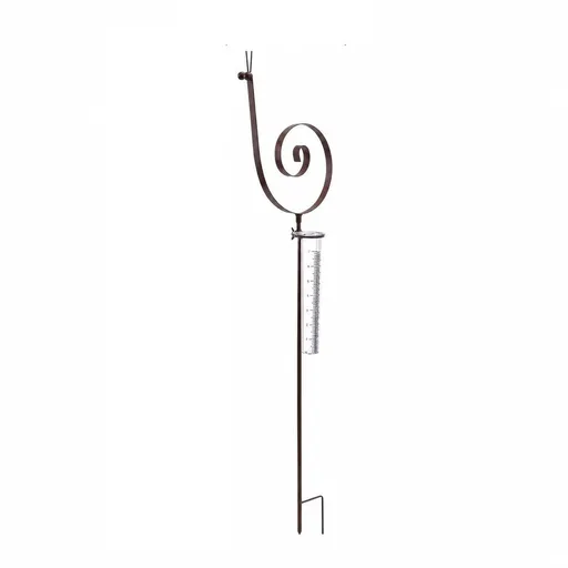 Metal Snail Rain Gauge Fun Outdoor Garden Decor Vintage Painted Distressed Rain Measurement Tool for Yard Lawn Patio Animal Shaped Weather Station Garden Ornament Item