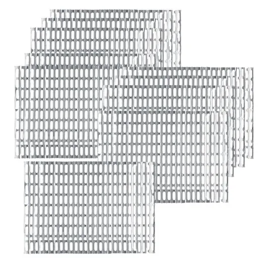 Disposable Aluminum Grill Liners BBQ Sheets Perfect for Public Park Grills, Outdoor BBQ, Camping 10-Pack