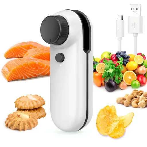 Knob charging sealing machine Mini sealing device Portable household sealing clip Snack moisture-proof