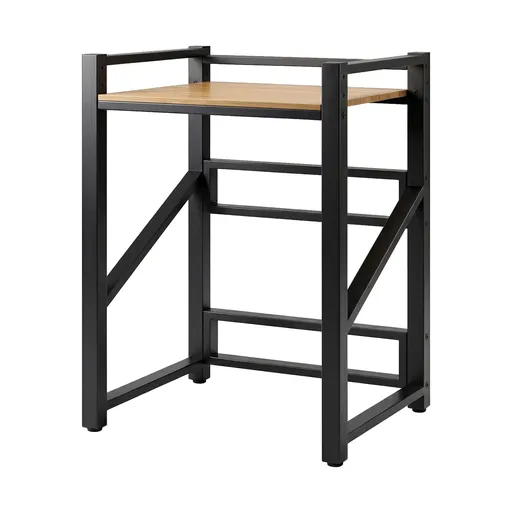 Artiss Over Washing Machine Rack Laundry Shelf Space Saver 75cm Black