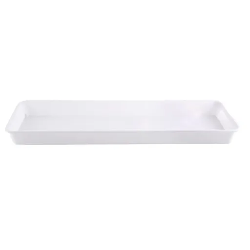 Plastic Plant Pot Rectangle Heavy Duty Large Flowerpot Tray Resin Plant Drip Saucer Base Flower Box Saucer Suitable for Long Planter