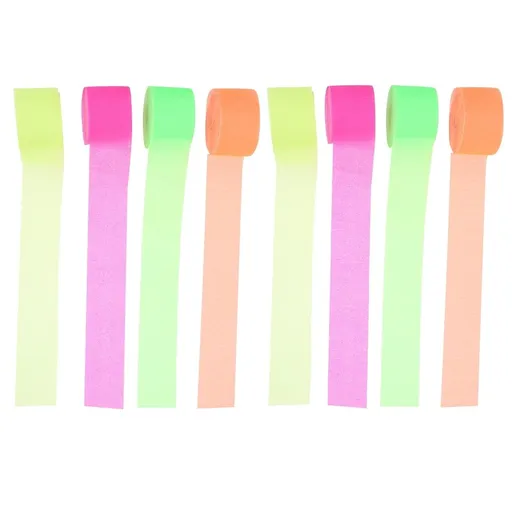Orange Crepe Paper Streamers for Party Decorations, Wedding, Birthday, Event, Celebration, and Festive Decor Supplies