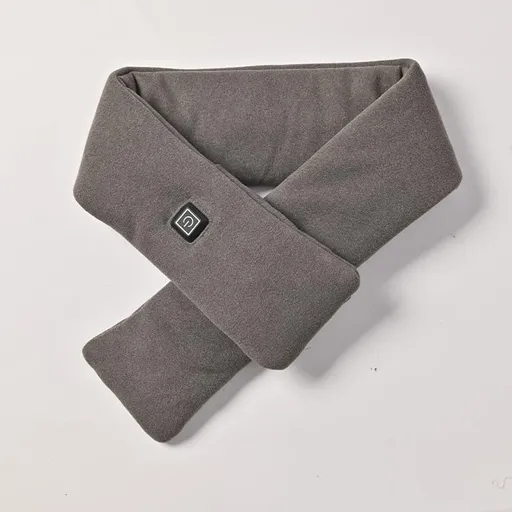 USB Rechargeable Graphene Heated Neck Warmer Gray-Gift Box Edition