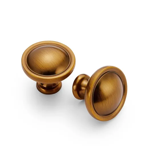 10 Set 1.2" Cabinet Hardware Antique Brass Knobs Kitchen Cabinet Office Bathroom Dresser Drawer Wardrobe knobs