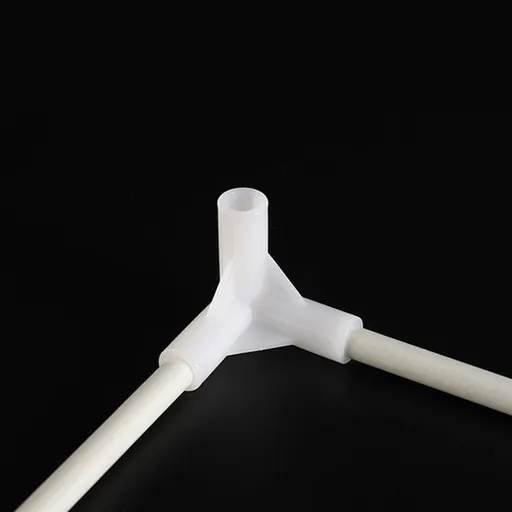 White PP Connectors Replacement Parts for Greenhouse Canopy Tent and Easy to Install