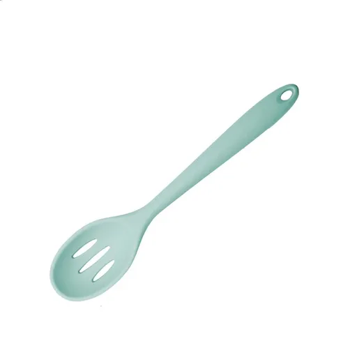 Silicone Slotted Spoon Kitchen Nonstick Serving Rubber Spoon Heat Resistant Spoon for Cooking, Mixing and Baking